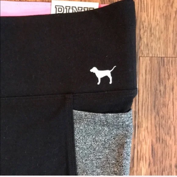 NWT VS PINK  Mesh Bling Leggings - Picture 6 of 8